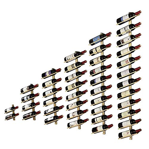 NEOCHY Wine Rack Modern Wall-Mounted Storage Rack Kitchen Kitchen Decorative Display Display Modern Wall-Mounted Wine Bottle Rack Display