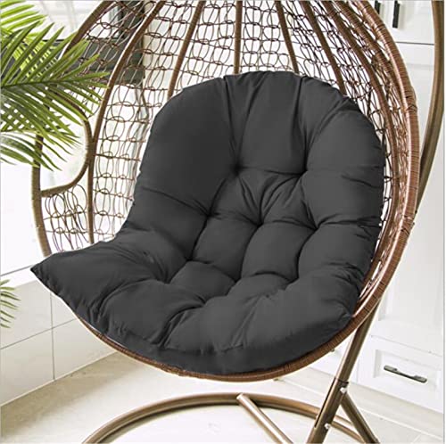 Egg Chair Cushion Hammock Chair Cushion Replacemen Detachable Hanging Egg Rattan Chair Pad- Thicken Washable Hanging Egg Hammock Chair Pads Round