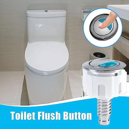 Dual Toilet Flush Button Round Head Dual Toilet Push Button Dual Flush Toilet Cistern Push Button Toilet Flush Buttons Replacement Toilet Push Bu