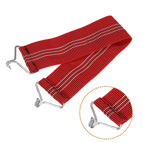 PATIKIL Gravity Chair Belts, 5 Pack Zero Gravity Reinforced Belt Patio Recliner Accessory for Outdoor, Red