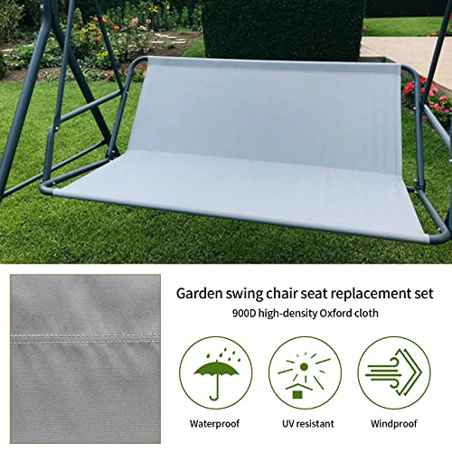 Replacement Swing Seat Cover, Removable And Interchangeable Swing Cushion for Swing Chair, Waterproof 900D Oxford Fabric Swing Cover,For Outdoor