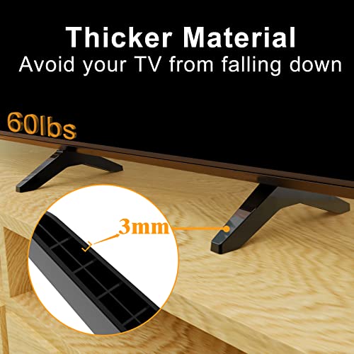 Replacement Legs for LG TV, TV Stand Legs for 40 43 Inch LG TV Legs 40UJ6300 43UJ6300 43UJ630V 43UN6950ZUA 43UM6900 43UK6300 43LK5700 43LM5700 43
