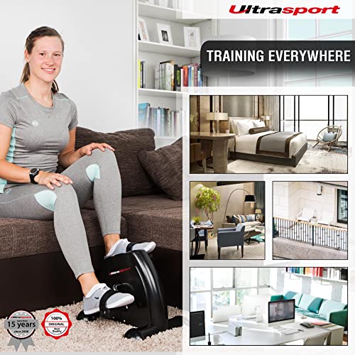 Ultrasport Mini Bike, Compact Exercise Bike, Arm And Leg Exerciser, Pedal Exerciser Ideal For Seniors