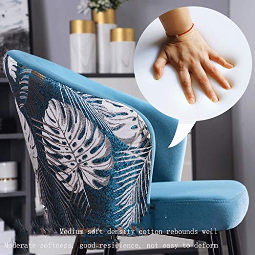 Modern Kitchen Dining Room Chairs Velvet Dining Chairs With Armrests And Backrest With Metal Chair Legs For Office Lounge Dining Kitchen Bedrom (