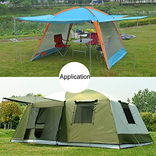 Hipier Tent Poles Camping Poles for Tarp Awning Sun Shade Sail Pole Adjustable Canopy Poles Set of 2