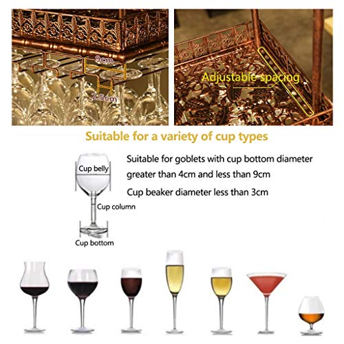 Stylish Simplicity Stylish Simplicity Industrial Retro Wine Glass Stylish Simplicity Wine Rack Metal Simple Creative Multi-Function Display Stora