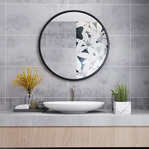 MIQU 600 x 500 mm Illuminated Bathroom Mirror,Bathroom Mirror with Led lights,Light Touch Sensor and Demister Anti-Fog Horizontal/Vertical Wall M