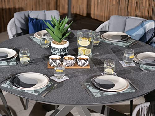 Royalcraft Aspen Dining Set, Grey/Teak