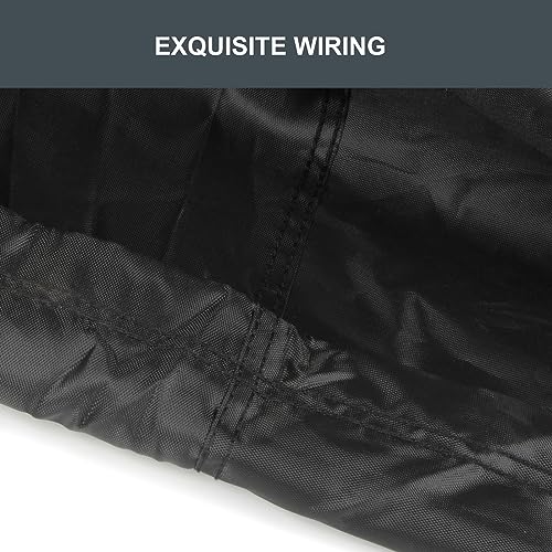 Kcgani Large Non-Folding Treadmill Cover, Dustproof Waterproof Running Machine Protective Cover with Drawstring, Water-Resistant Fitness Equipmen