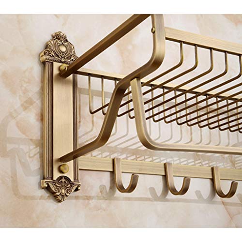 RSOCHS Towel Rack - Bathroom Shelf Bathroom Hardware Pendant Towel Rack (59 Cm)