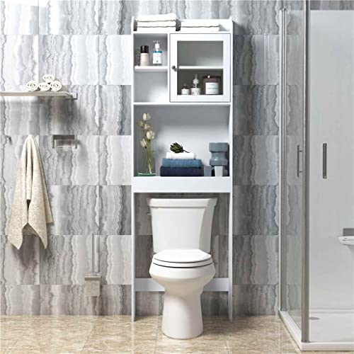 N/A 3-Layer Bathroom Furniture Storage Rack Holder Waterproof Wooden Cabinet Bathroom Accessories Over The Toilet