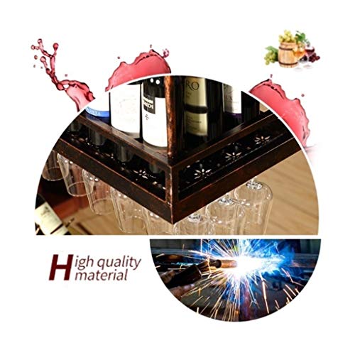 Stylish Simplicity Industrial Retro Stylish Simplicity Down Wine Glass Holder Creative Display Decorative Storage Home Goblet Holder Glass Wine C