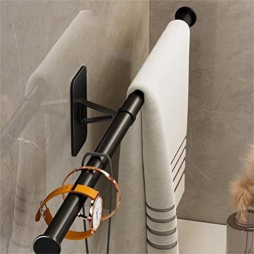 Metal Towel Rack Wall Hanging Rack Bath Towel Holder Bathroom Towel Bars Kitchen Storage Rack Bathroom Shelf