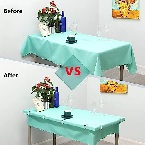 Table Cloth Clip,12 Pieces Tablecloth Clips,stainless steel tablecloth clip,for Indoor & Outdoor Use,Adjustable Table Cloth Holders for Picnics P