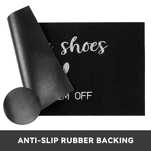 MTOUOCK 17" x 30" Welcome Mats Outdoor, No Slip Funny Front Door mat for Home Entrance, Easy Cleaning Welcome Matt for Front Door, Low Profile Cu