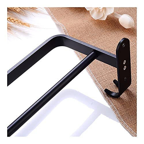 HIGOH Towel Racks,Towel Holder Towel Rail for Bathroom, Bathroom Hand Towel Holder, Wall Mounted Double Towel Bar Holder, Aluminum Towel Rail Han