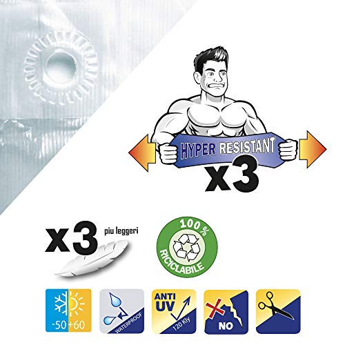 RIBILAND 07353 Rectangular Table Cover, 2.20 m