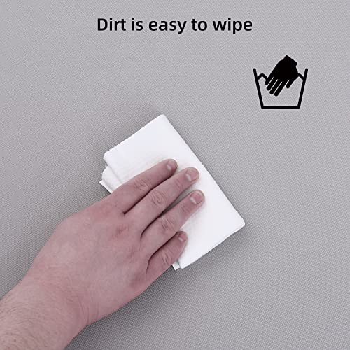 MICTONY Outdoor Daybed Cushion Cover, 66" Replacement Daybed Cover with Elastic Band, Sun Bed Cushion Cover, Outdoor Round Bed Cushion, Cover ONL