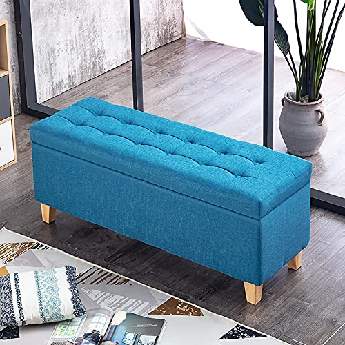 shoe storage bench ottoman Storage Benches Modern Footrest End Of Bed Bench For Living Room Bedroom,Linen Upholstered Sofa storage Ottoman Bench
