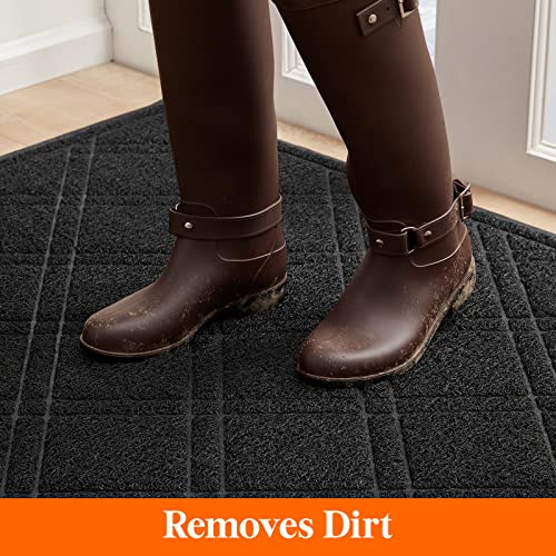 Lifewit Doormat 24 * 35inch Black