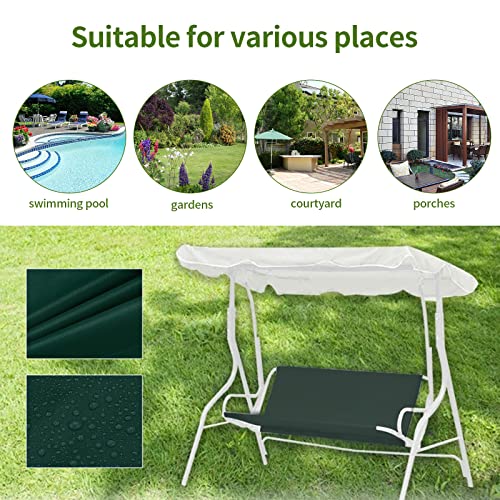 maxant Swing Seat Cover, Waterproof Garden Hammock Seat Cover, Outdoor Garden Chair Covers Bench Cover, Heavy Duty Fabric Seat Cover,Windproof an