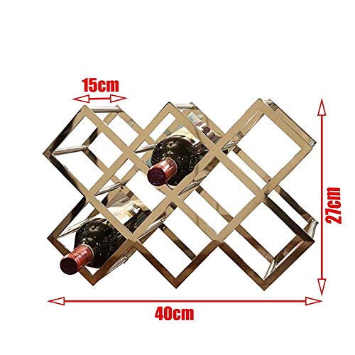 EYLINK Wine Racks,Wine Holder 8 Bottle Wine Rack -Iron Multi-Function Floor Wine Shelf Wine Cooler