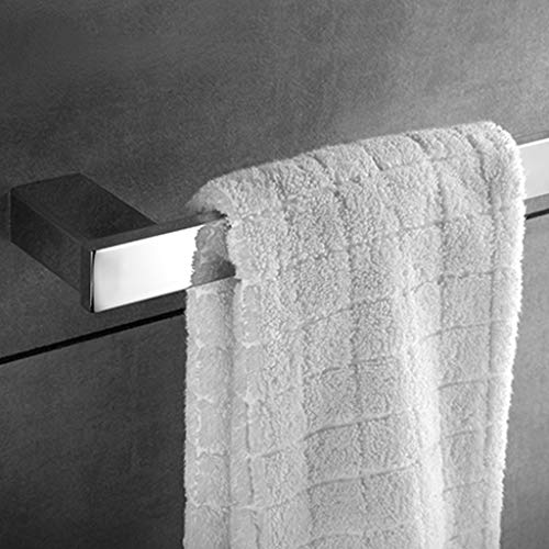N/A Bath Towel Bar Towel Rack Bar Classic Wall-mounted Stainless Steel Bathroom Towel Rack Bathroom Kitchen Towel Rack Single Layer