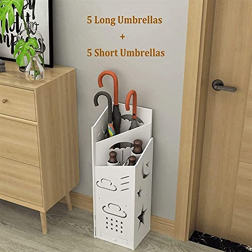 OUSIKA Umbrella Stands,Umbrella Holder with Hidden Drip Tray Umbrella Rack Umbrella Holder Space Saving Organizer Home Office Decor Umbrella Rack