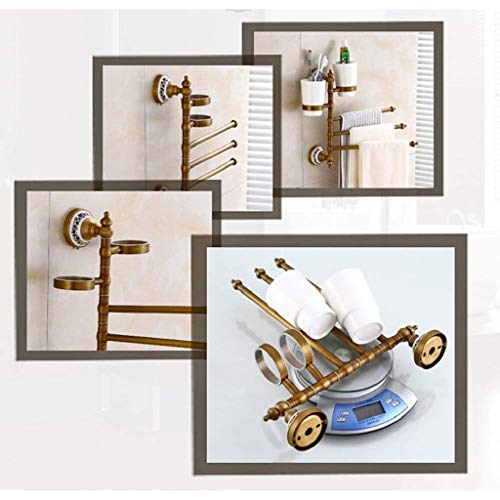 N/A Rotating Towel Rack-Swivel Towel Rack ,Stainless Steel Swing Out Towel Bar ,Space Saving Swinging Towel Bar for Bathroom