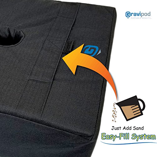 Premier Tents 45 cm Square Parasol Umbrella Base Weight Bag- Up To 45 Kg