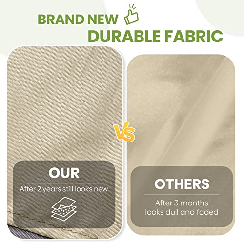 Grill Gazebo Replacement Canopy Top Roof, EasyLee 5x8 Canopy Top Cover, Double Tiered BBQ Gazebo Cover, Fits for Gazebo Models L-GG001PST and L-G