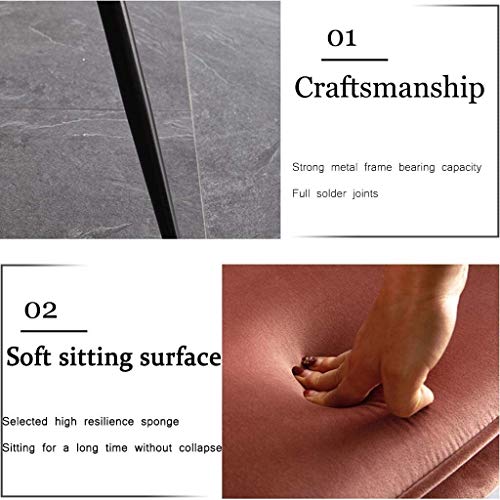 Modern Kitchen Dining Room Chairs Dining Chairs Velvet Armchairs With Legs And Metal Back For Living Room Bedroom Kitchen Furniture (Color : Dark