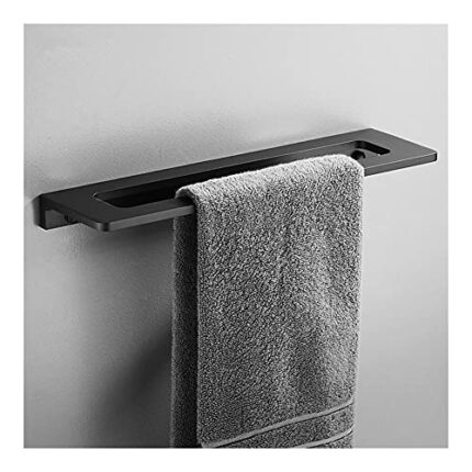 HIGOH Towel Racks, Towel Rail for Bathroom,Aluminum Bathroom Towel Holder,Towel Hanger Storage Shelf,Hand Towel Holder Rail Bathroom Accessories,