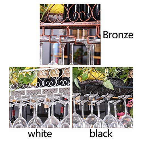 Ceiling Wine Rack Vintage Wrought Iron Wine Rack Glass Wine Glass Holder Household Goblet Holder Metal Wine Rack - Restaurant Kitchen Bar Height