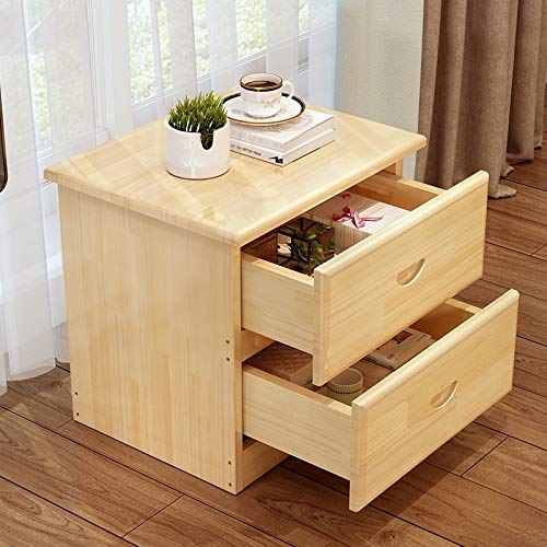 JYDQM All Solid Wood Bedside Cabinet Minimalist Small Cabinet, Simple Shelf Household Mini Locker Bedroom Locker