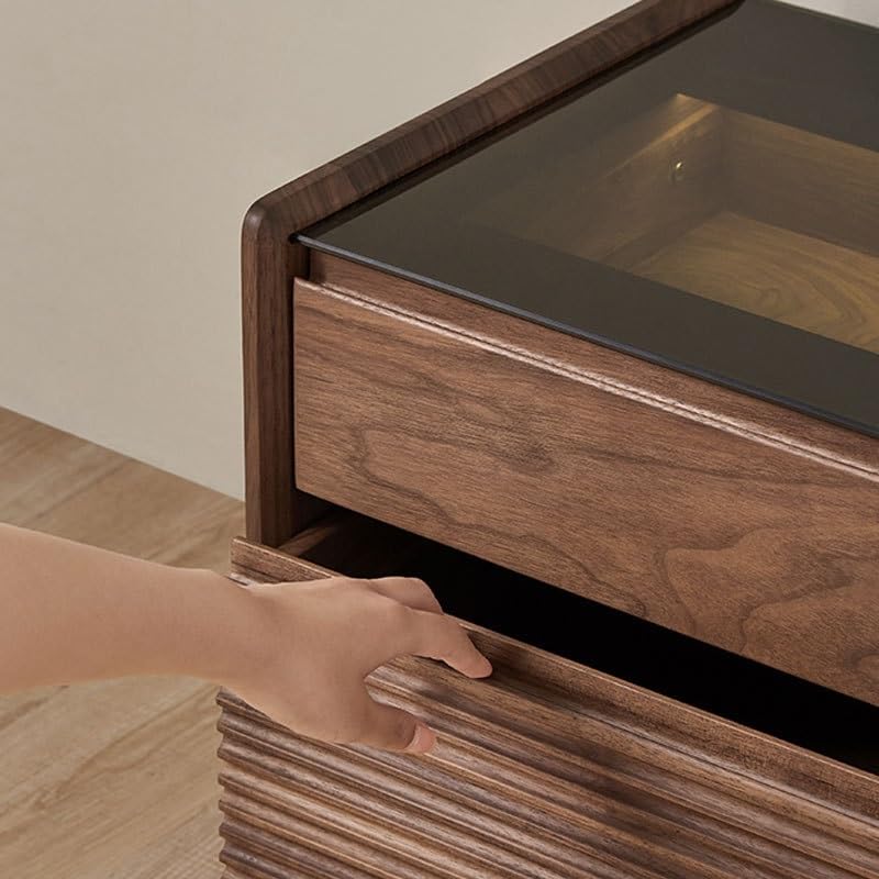 JYDQM Furniture Bedroom Nightstand Large Storage Space Bedside Cabinet Bedroom Nightstand Corner Table