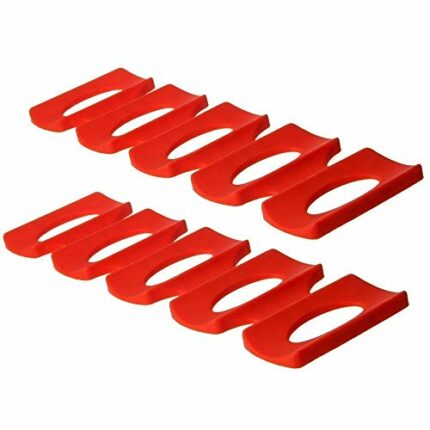 Topfunyy 2 Pack Bottle And Can Easy Stacker Foldable Wine Beer Racker Space Saver perfect for Kitchen Cabinet And Fridge Storage Rack