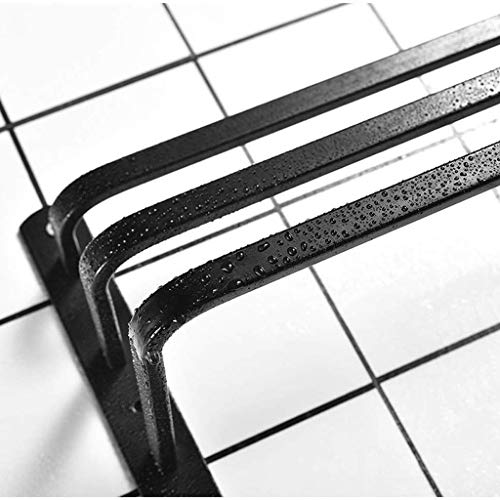 RSOCHS Stainless Steel Towel Rack - Bathroom Towel Rack Towel Space Aluminum (40cm,50cm,60cm) (Size : 50cm)
