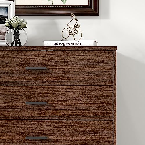 Panana Dresser for Bedroom with 5/6 Drawers, Wooden Chest of Drawers, Storage Organizer Unit Dressers for Bedroom, Living Room, Hallway, Nursery