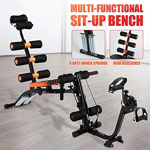 ZXYWW Core & Abdominal Trainers Strength Training Equipment, Home Gym Ab Workout Machine Sit-Up Machine, Thighs Arms Chest Workout