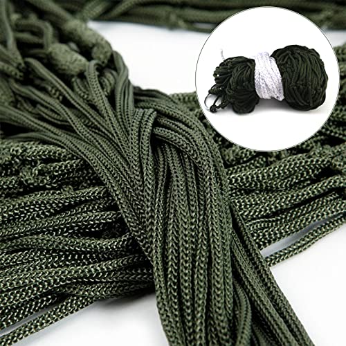 Mesh Rope Hammocks for Outside - Sleeping Hammock Nylon Camping - Hammock Large Weight Limit Swing Mesh Hammock Large Hammocks for Outside Nylon