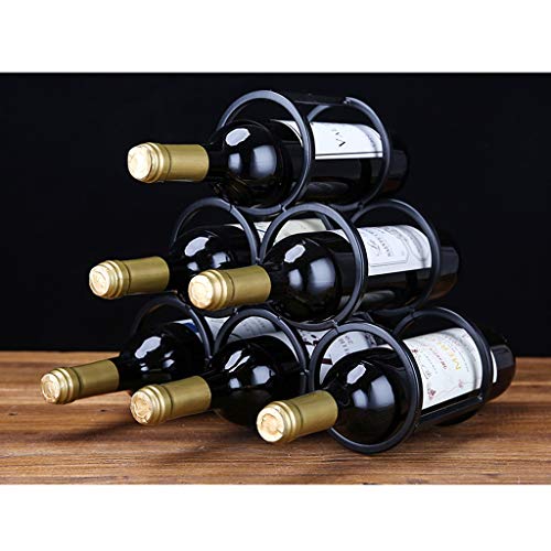 NEOCHY Wine Rack Household Iron Living Room Wine Cabinet Decoration Rack European Wine Display Rack