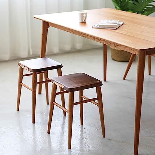 LUKEO Small stool - Fashion Solid Wood Table Stool Multifunctional Dressing Table Stool Shoe Bench Home Multifunction Household Creative.