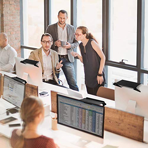 Hniuyun 2 Pieces TV Screen Top Shelf Monitor Top Shelf for Cellphone/Computer Monitor/Media Boxes/Flat Screen TV (11.9inch)