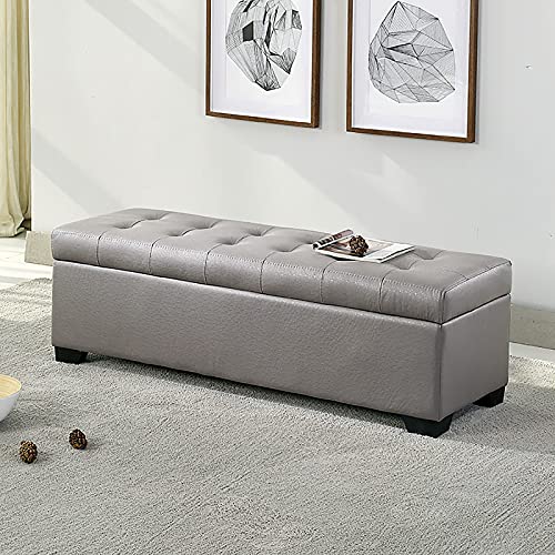 shoe storage bench ottoman Storage Benches Faux Leather storage Ottoman bench, End Of Bed Bench With storage,Modern Decorative Furniture Living R