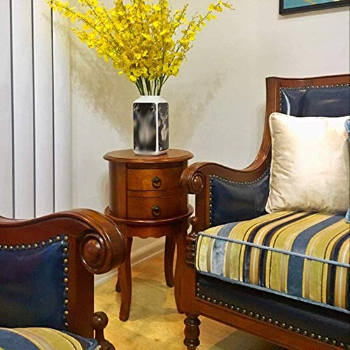 JYDQM Nordic Bedside Table Simple Bedside Small Cabinet Simple Bedroom Storage Mini Small Round Storage Cabinet