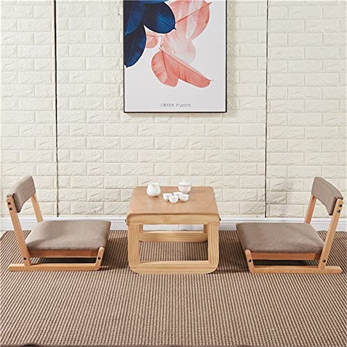EODNSOFN Accent Chair Wood Legless Chair Floor Seating Great for Reading Watching TV Living Room Furniture