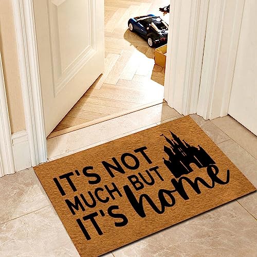 Msimplism.D Doormat Home Decor Funny Doormat It's Not Much But It's Home Doormat Funny Mats Monogram Doormat Indoor Outdoor Rubber Welcome Mat No