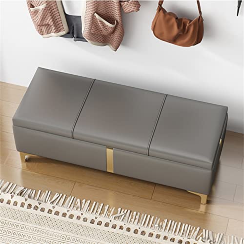 LUKEO Entry Shoe Rack, Shoe Stool, Entrance Stool, Shoe Cabinet, Long Bench (Color : D, Size : Talla �nica)