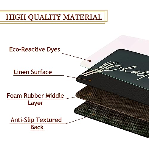 Roszwtit Halloween Door Mat 30 X 17 Inch Halloween Skull Doormat Indoor Outdoor Entrance Floor Mat Non Slip Halloween Decor Rubber Welcome Mats